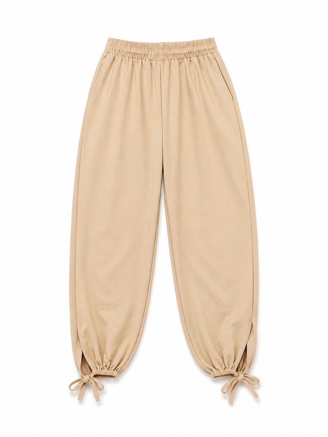 Beige Jogger Pants