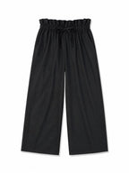 Black Poplin Pants