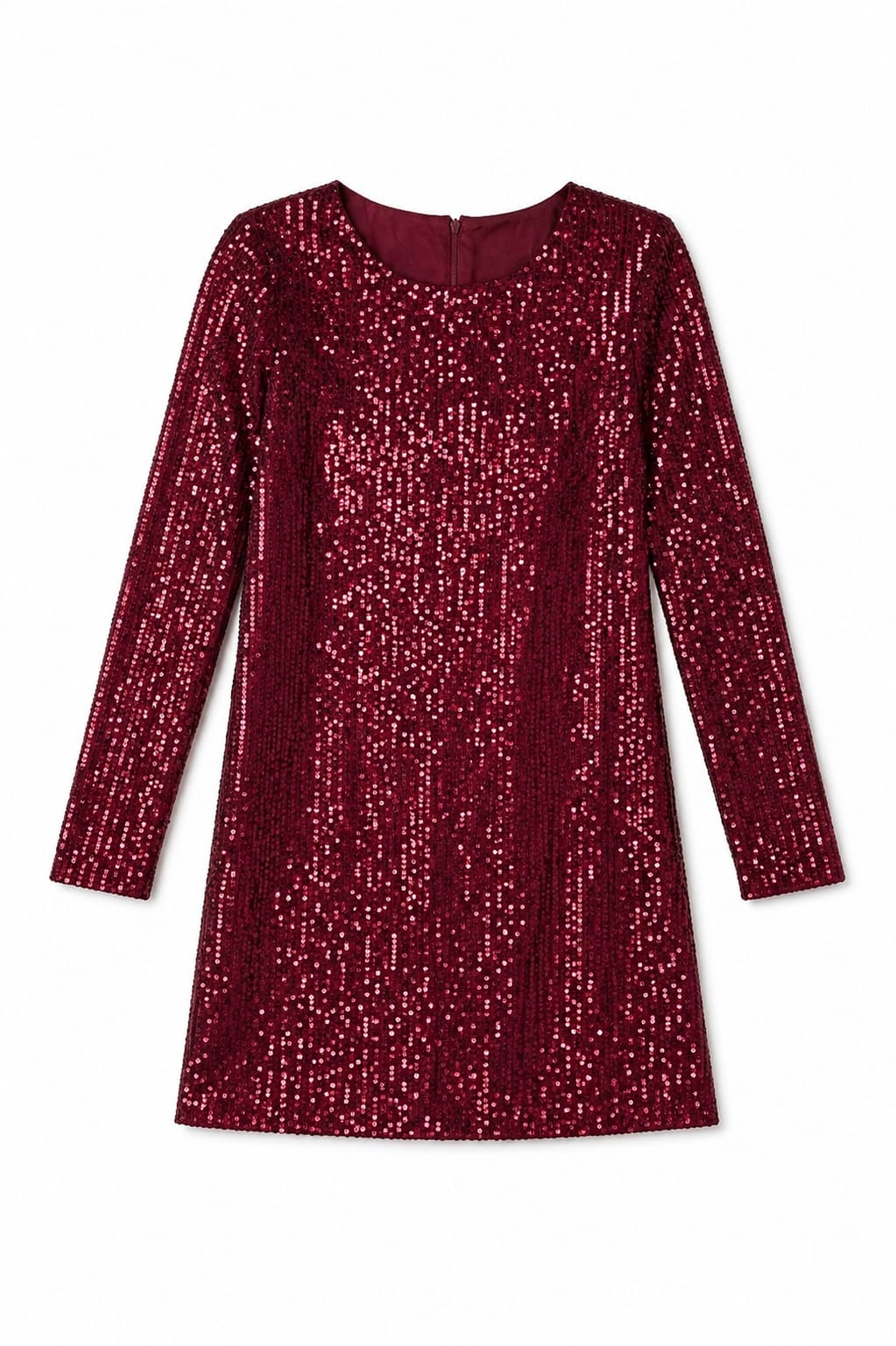 Burgundy Party At The Disco Dress
