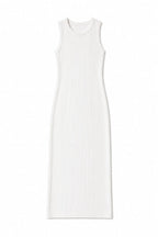 White 101 Interknit Long Basic Dress