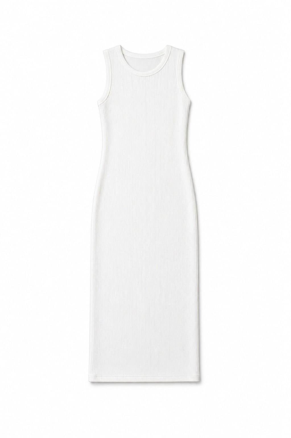White 99 Interknit Basic Dress