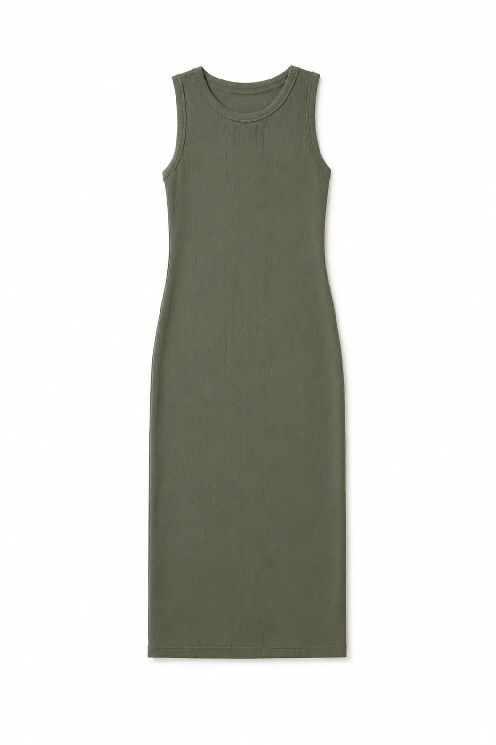 Olive 99 Interknit Basic Dress