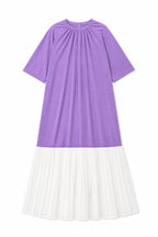 Lilac Pleats Bottom Dress