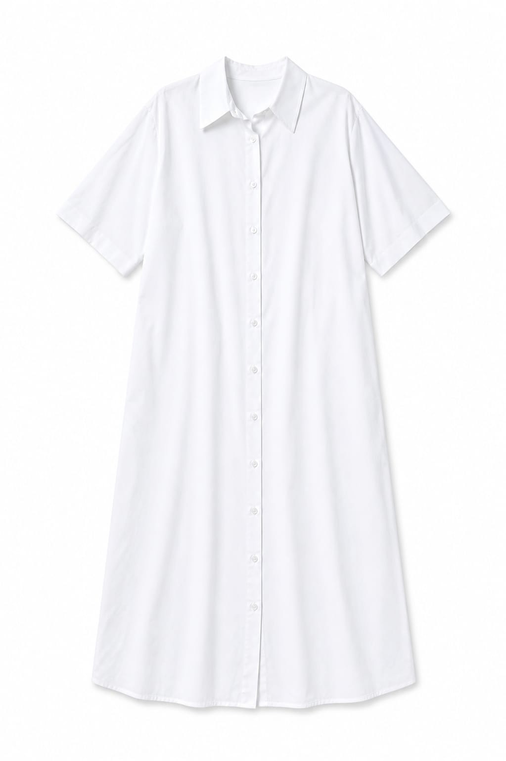 White T-shirt Shirt Dress