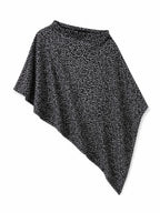 Black Wild Riviera Poncho