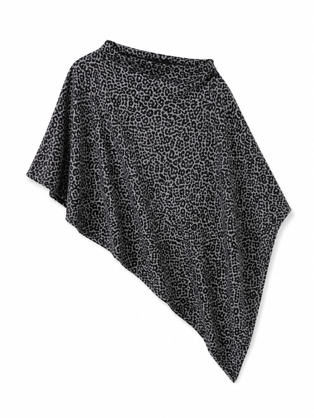 Black Wild Riviera Poncho