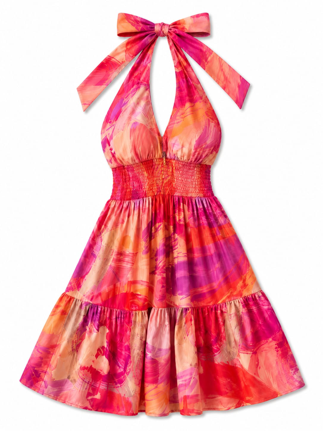 Sabbia Rosa Tie Back Dress