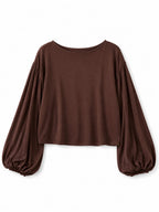 Brown Salt Air Top