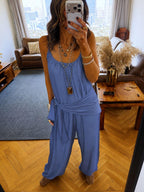 Paloma Light Blue Denim Jumpsuit
