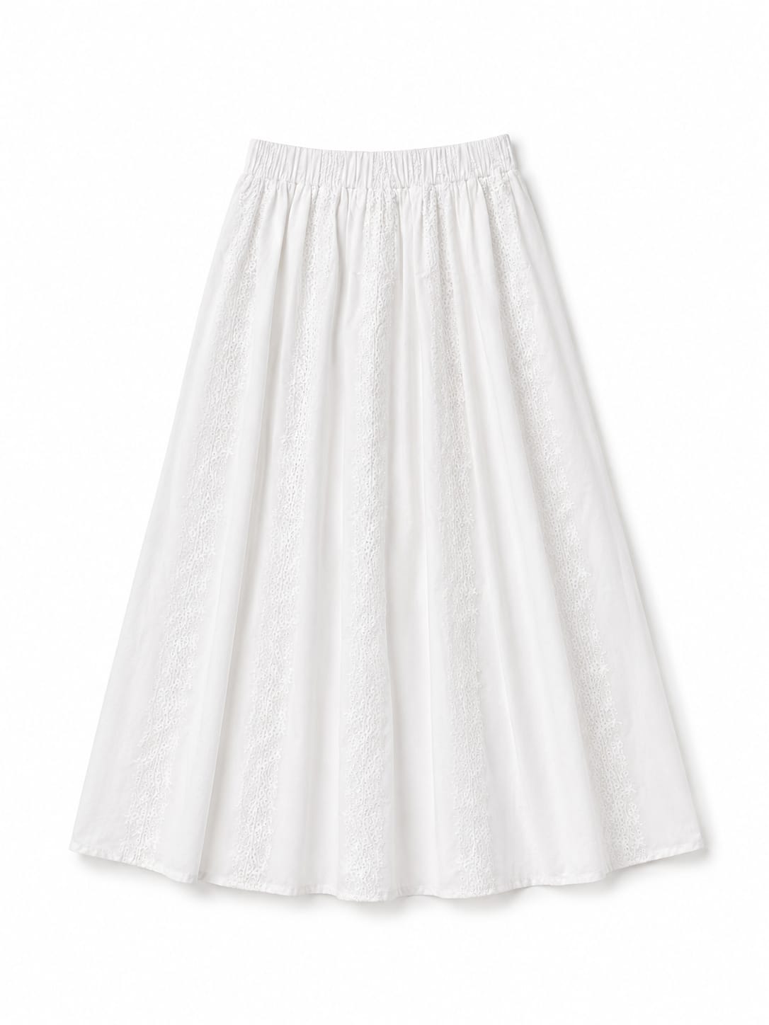 White Anglaise Skirt