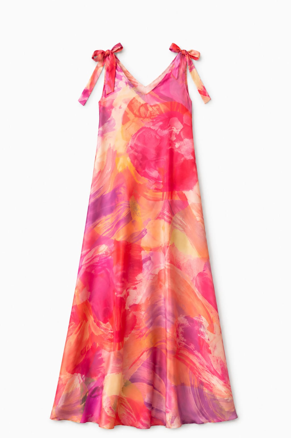 Sabbia Rosa Tie Shoulder Dress