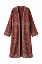 Brown Cult-Favorite Knit Bandana Cardigan
