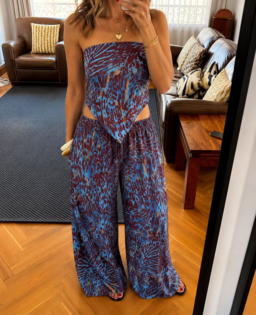 Indigo Safari Rope Pants