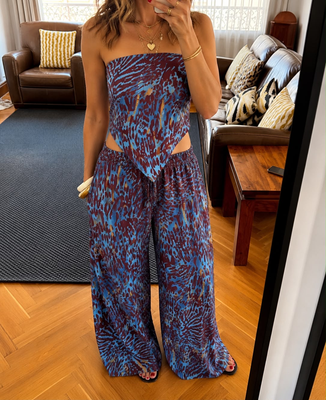 Indigo Safari Rope Pants