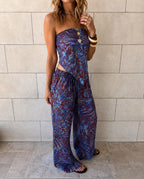 Indigo Safari Rope Pants