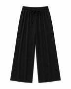 Black Sloane Rope Linen Blend Pants