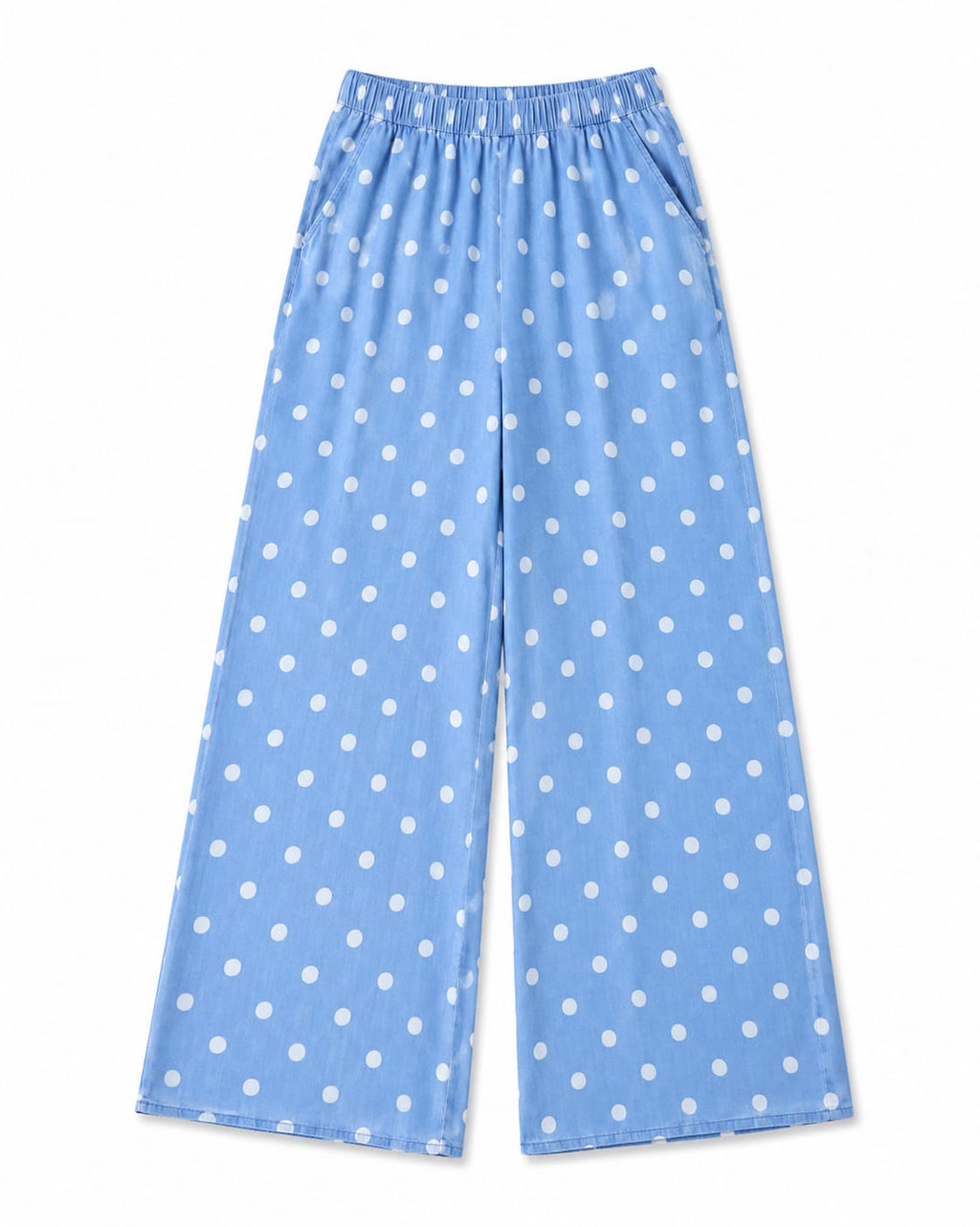 Light Blue Polka Dots Pants