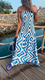 Blue Hawaiian Breeze Dress