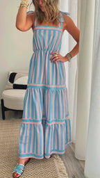 Sunset Stripe Dress