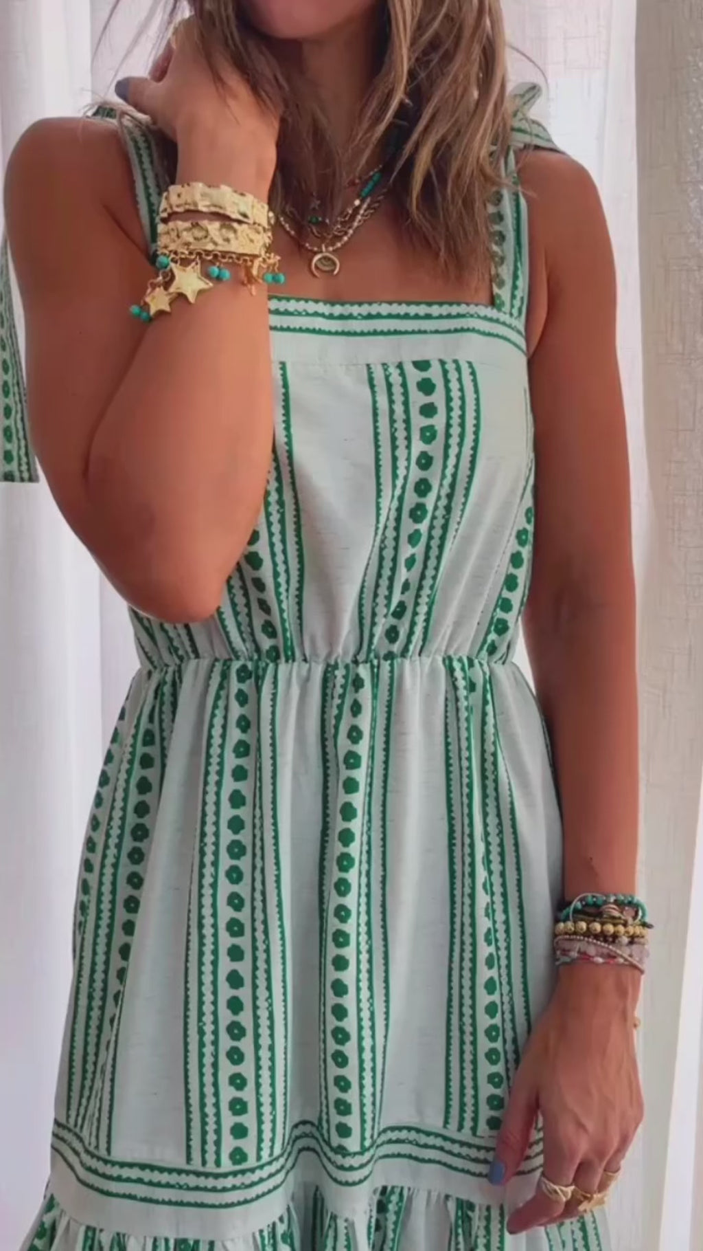 Seaweed Stripe Dress