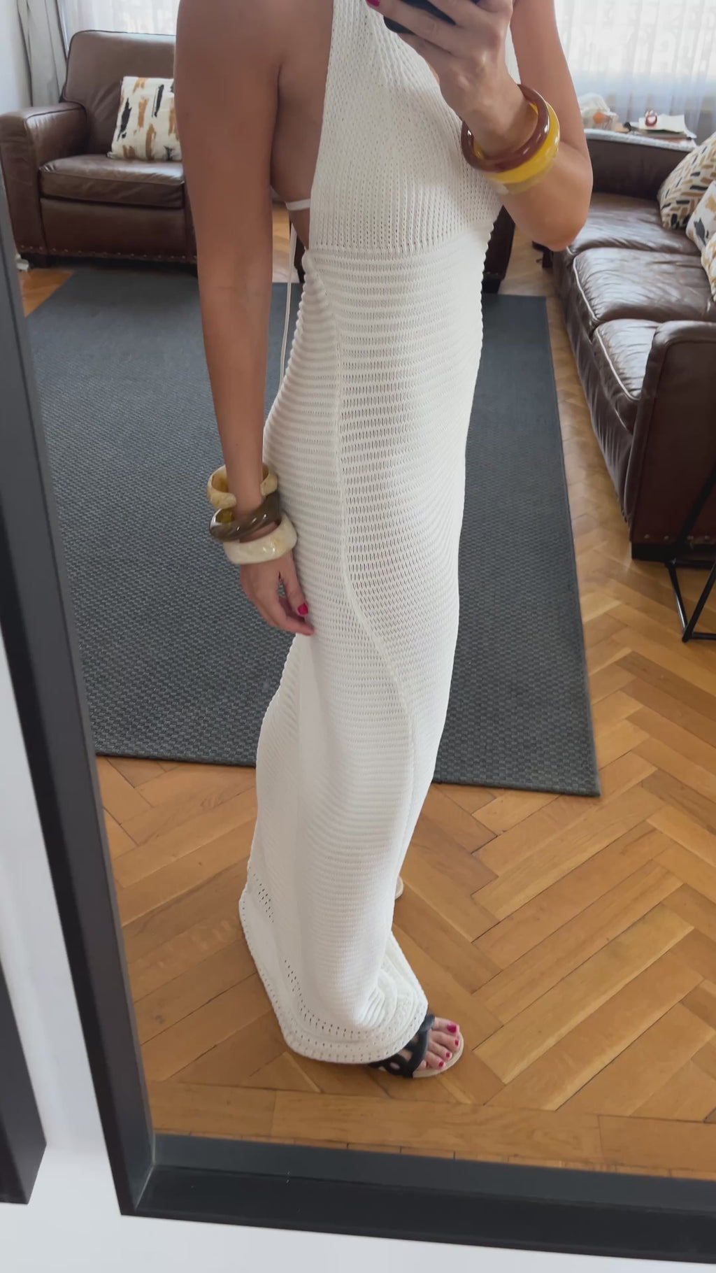 White Midnight Backless Dress