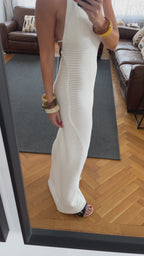 White Midnight Backless Dress