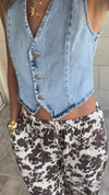 Cowboy Printed Rope Pants