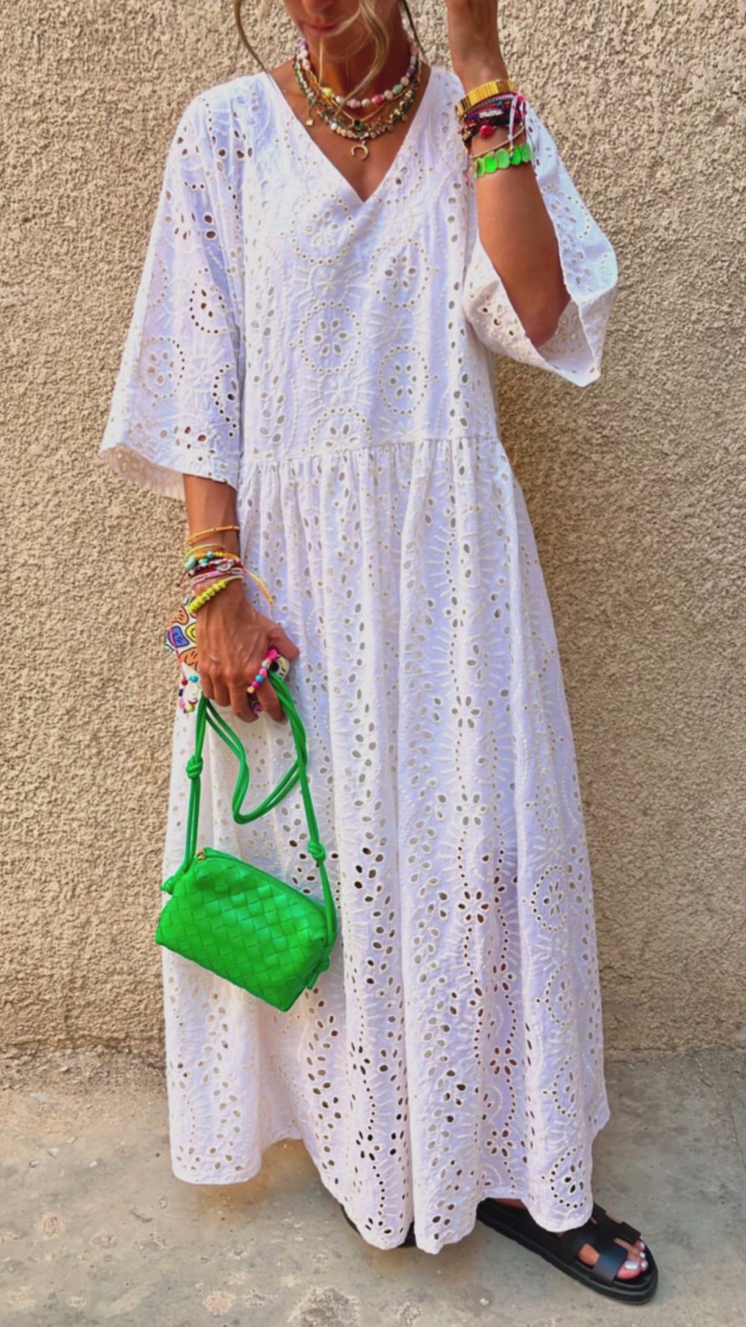Pretty in White Paisley Dress