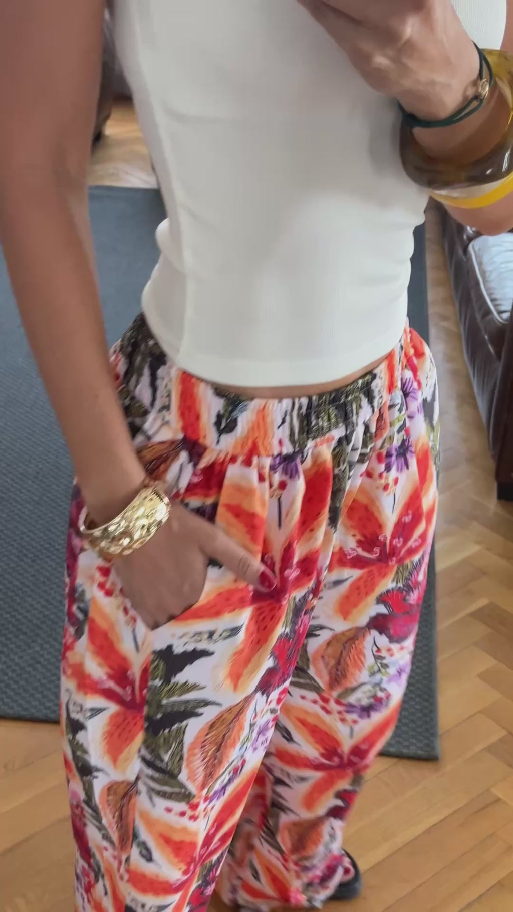 Midnight Printed Pants