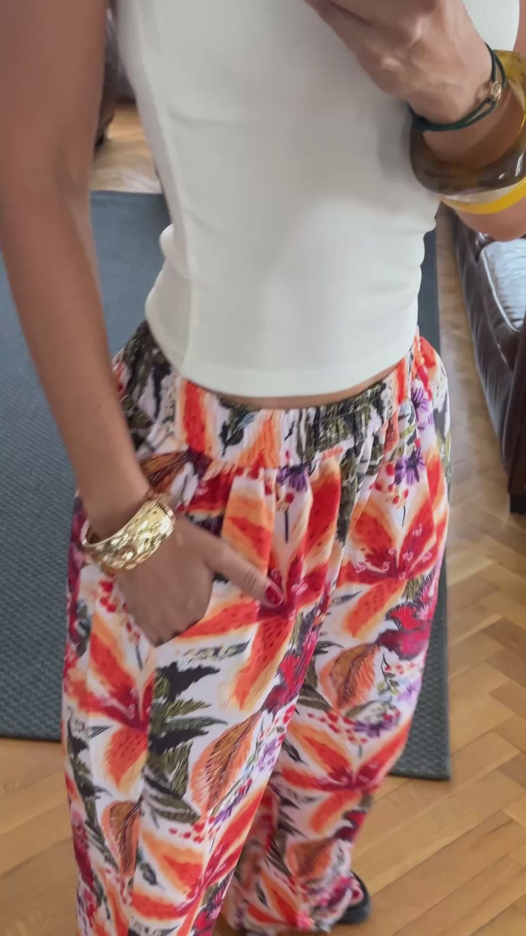 Midnight Printed Pants