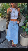 Madison Denim Skirt