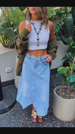 Madison Denim Skirt