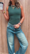 Teal 150 Cotton Blend Tank