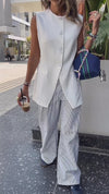 White Sophisticated Girl Vest