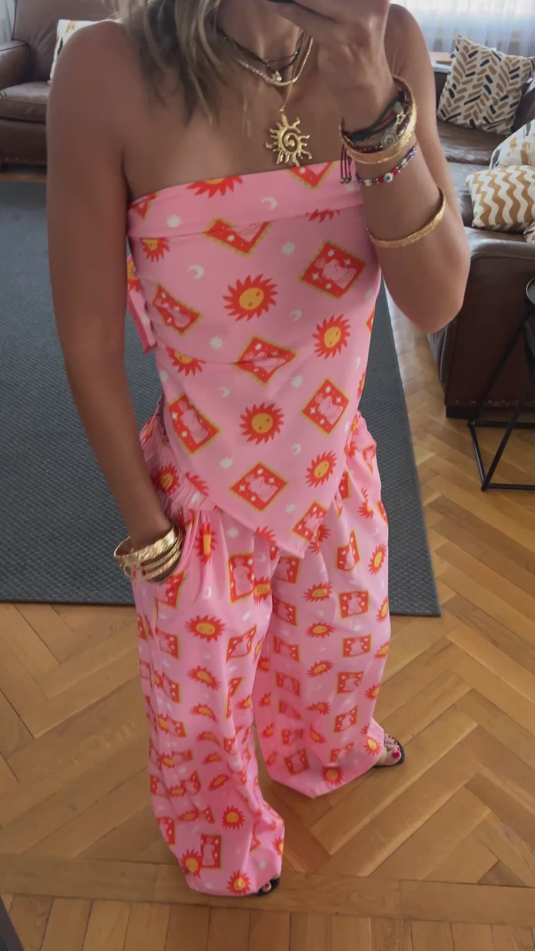 Midnight Printed Pants