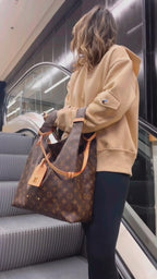 Beige Sleeve Pocket Hoodie