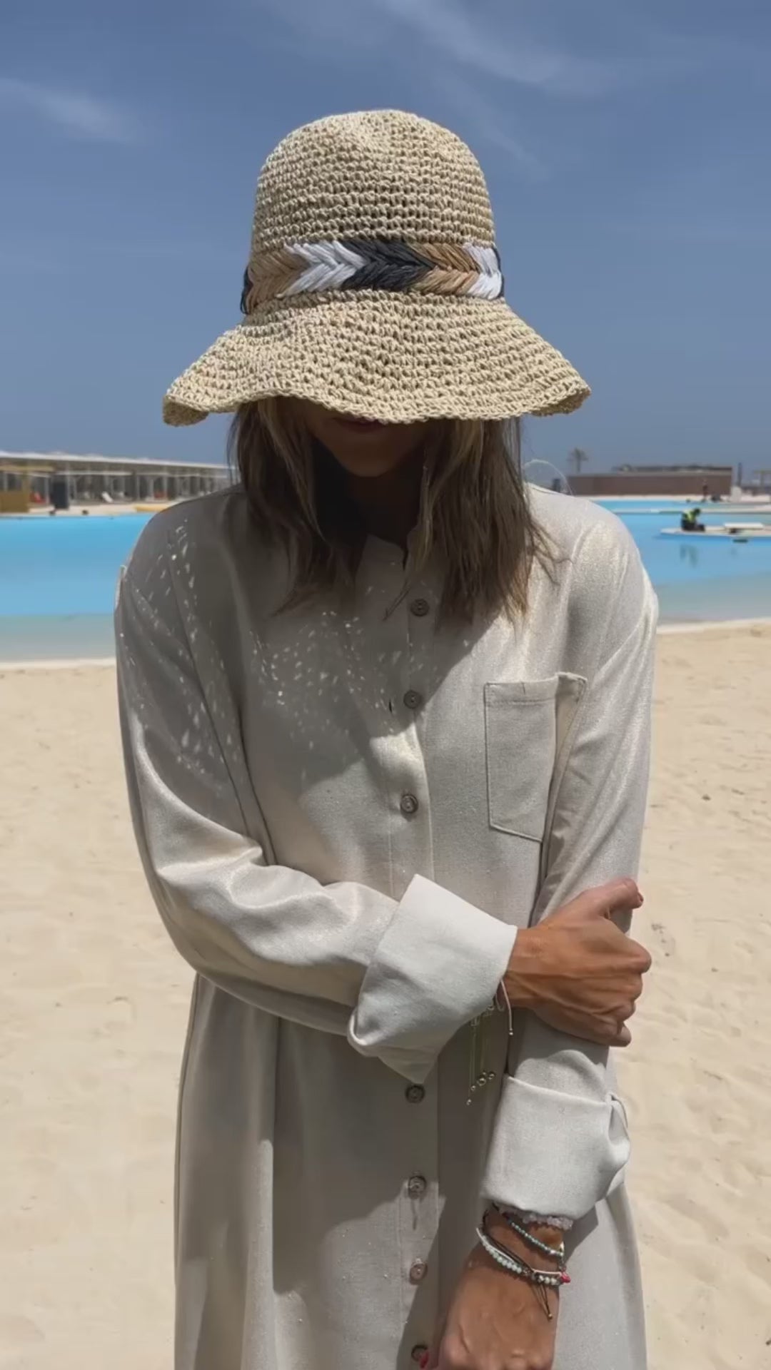 Shining Slight Shimmer Beach Shirt