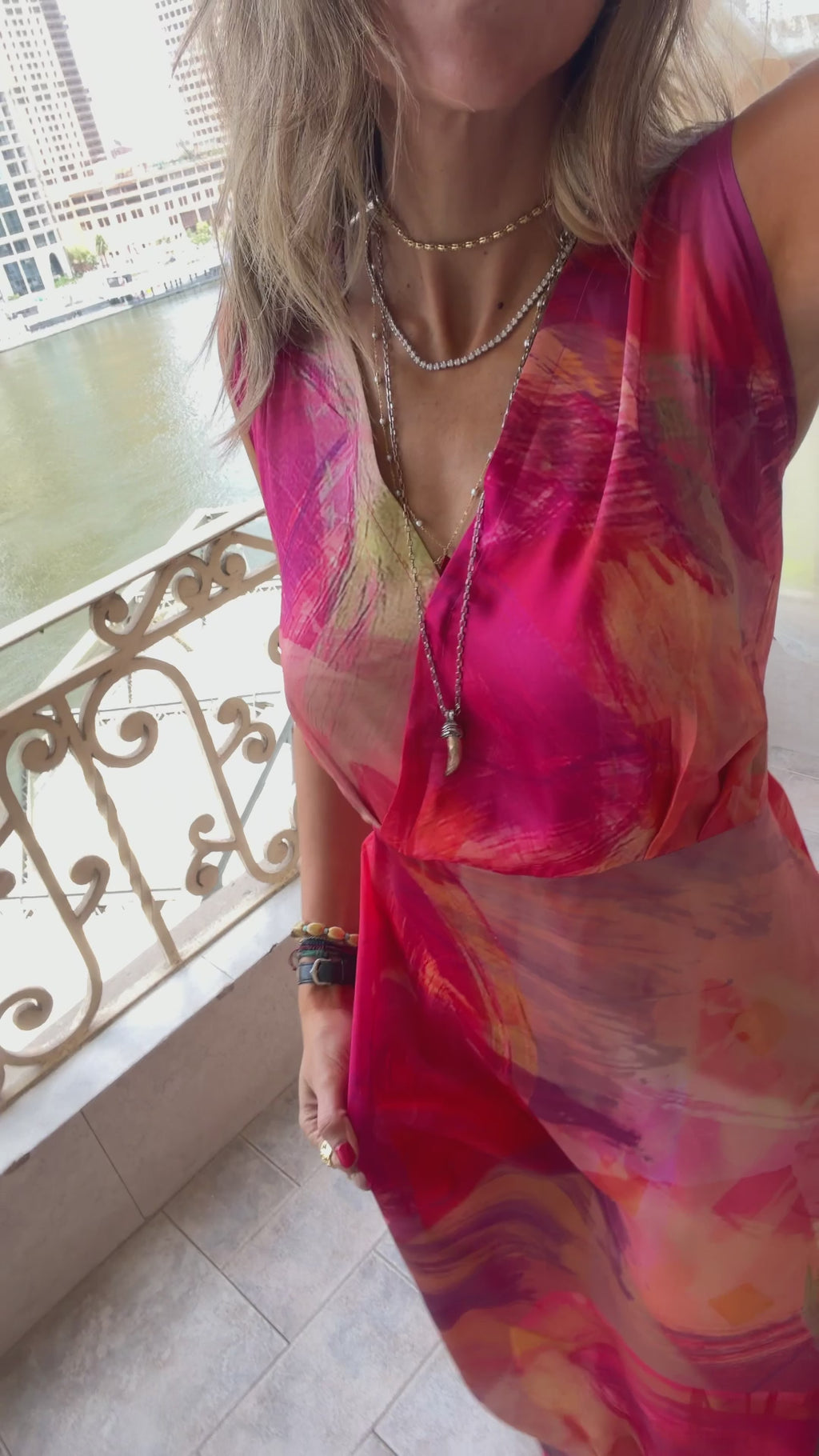 Sabbia Rosa Maxi Dress