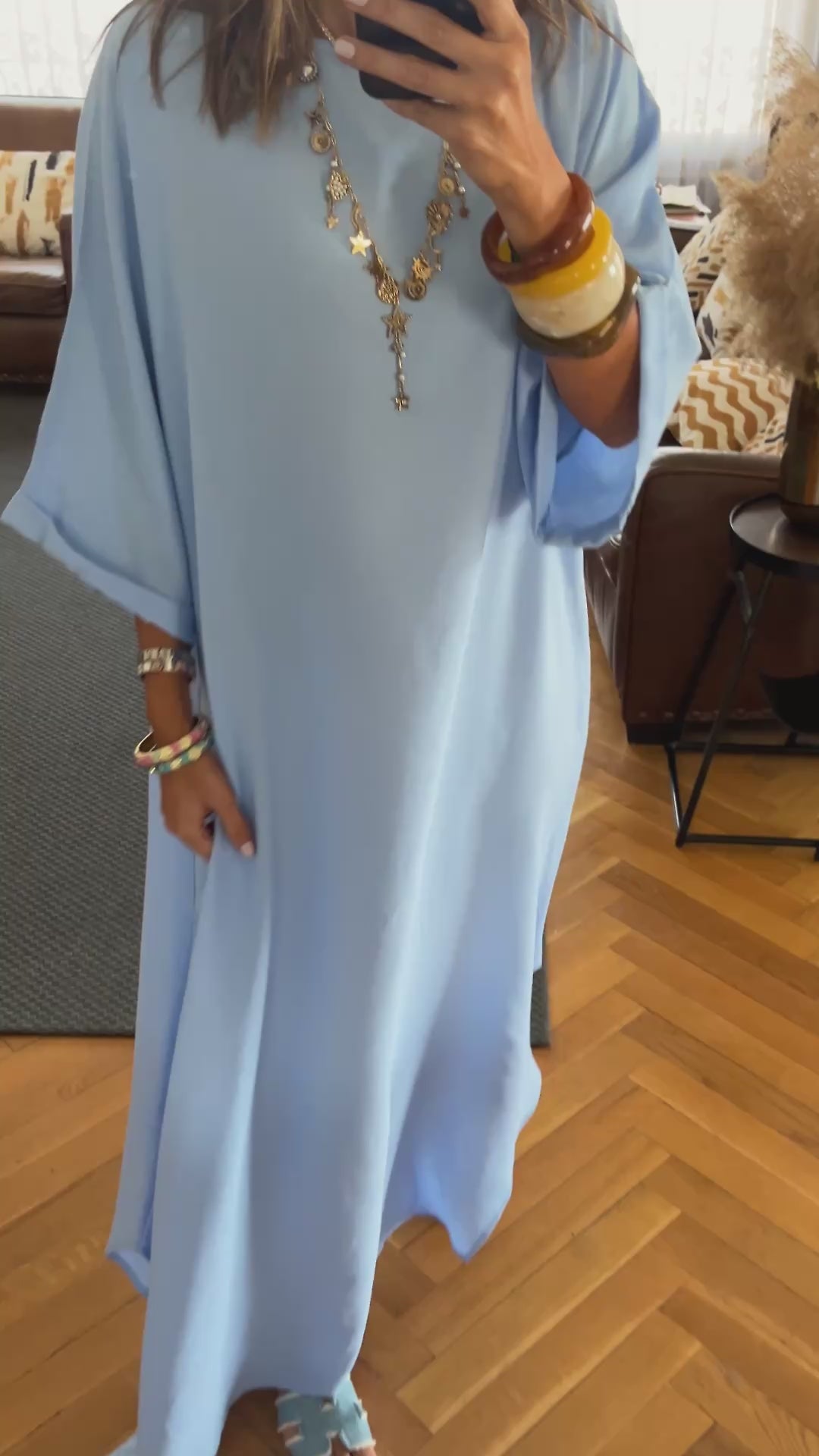 Watermelon Flowy City Dress