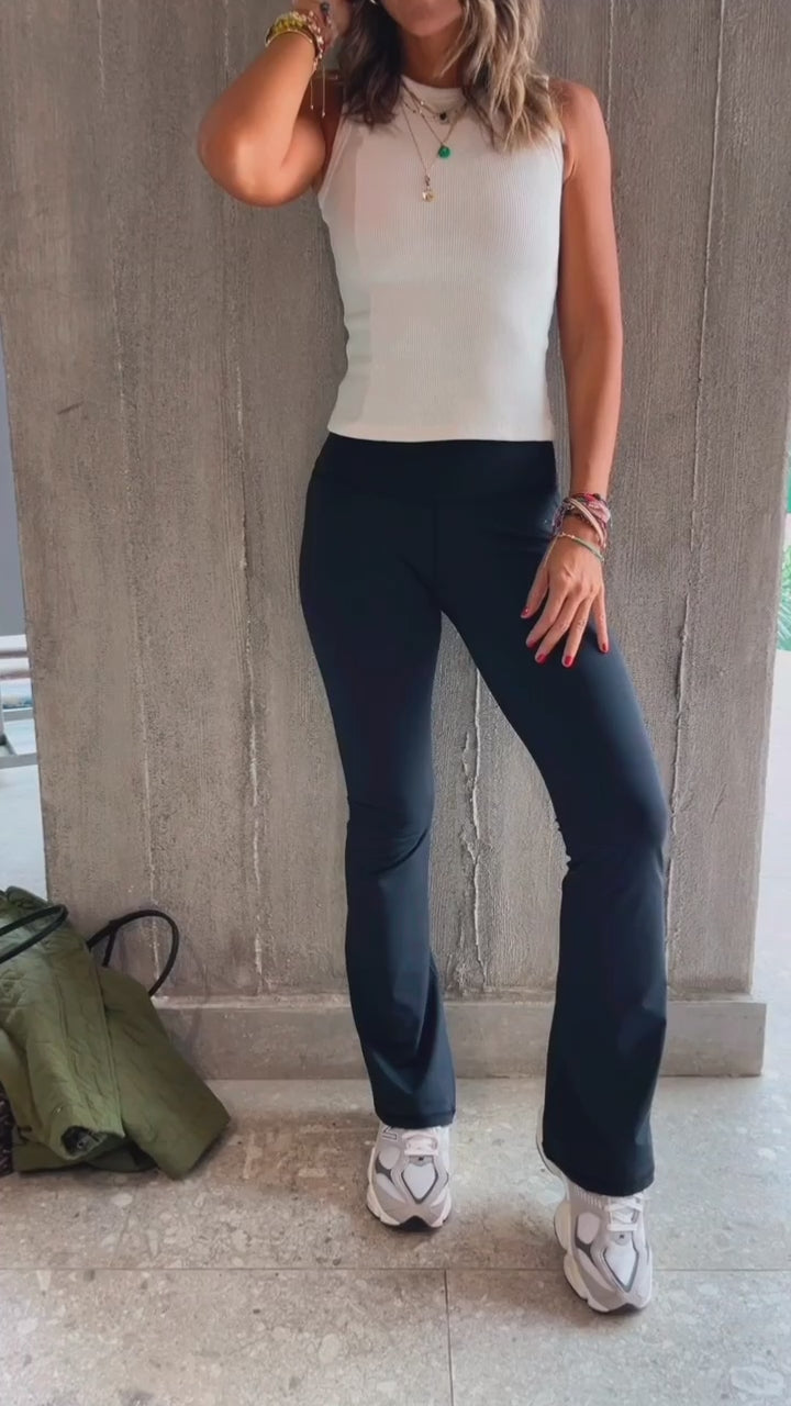 Black Flare Leggings