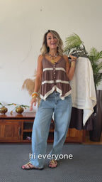 Beige Serena Top