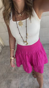 Green Classic Mini Skirt