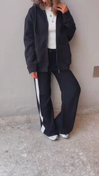Black Daily Zip Up