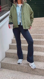 Olive Quilted Everyday Jacket