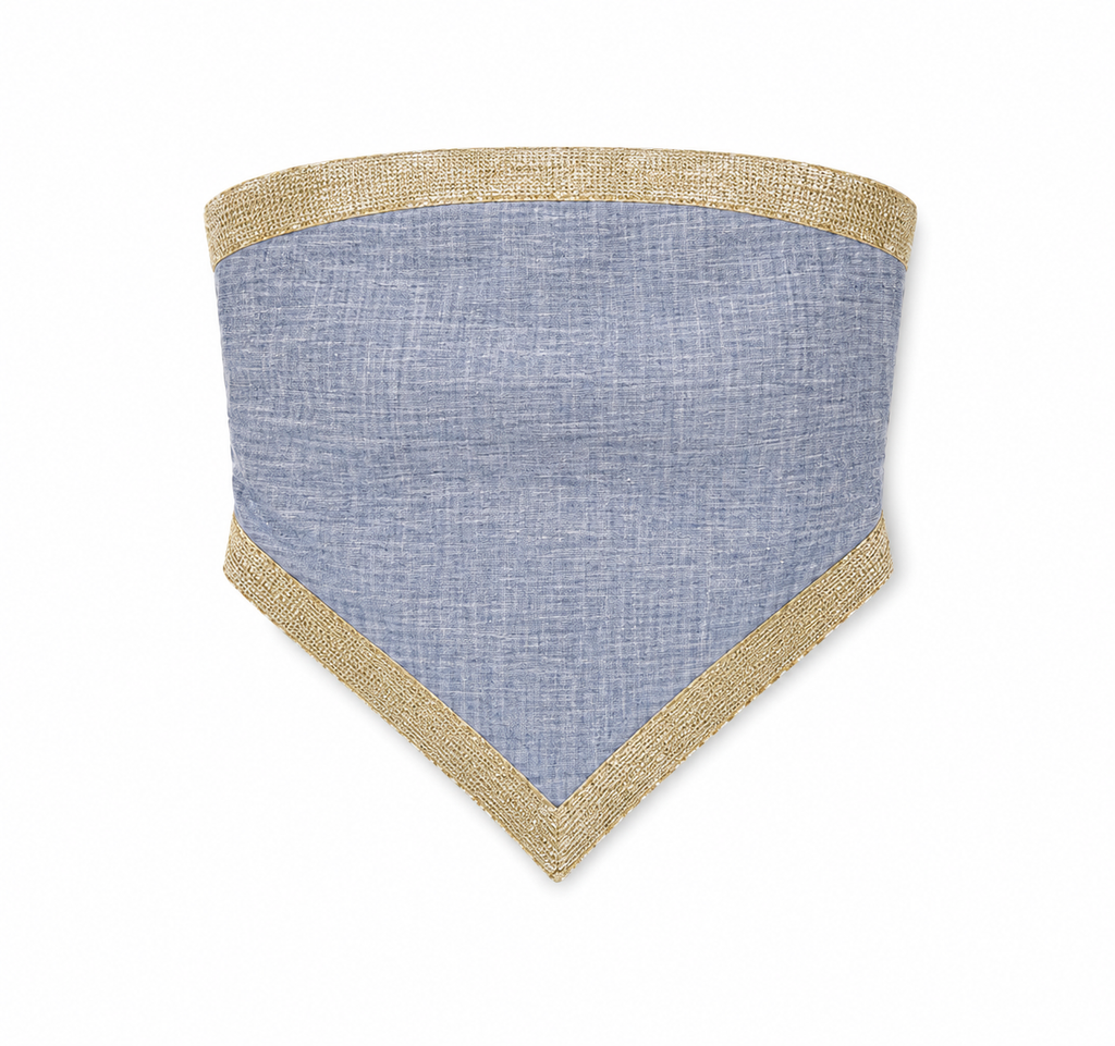 Golden Grey Edge Bandeau