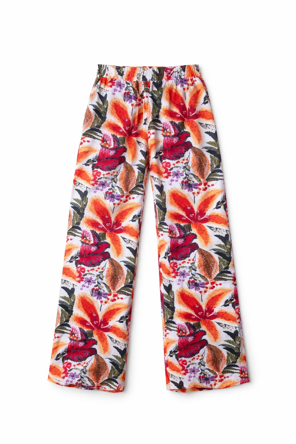 Tropical Printed Pants