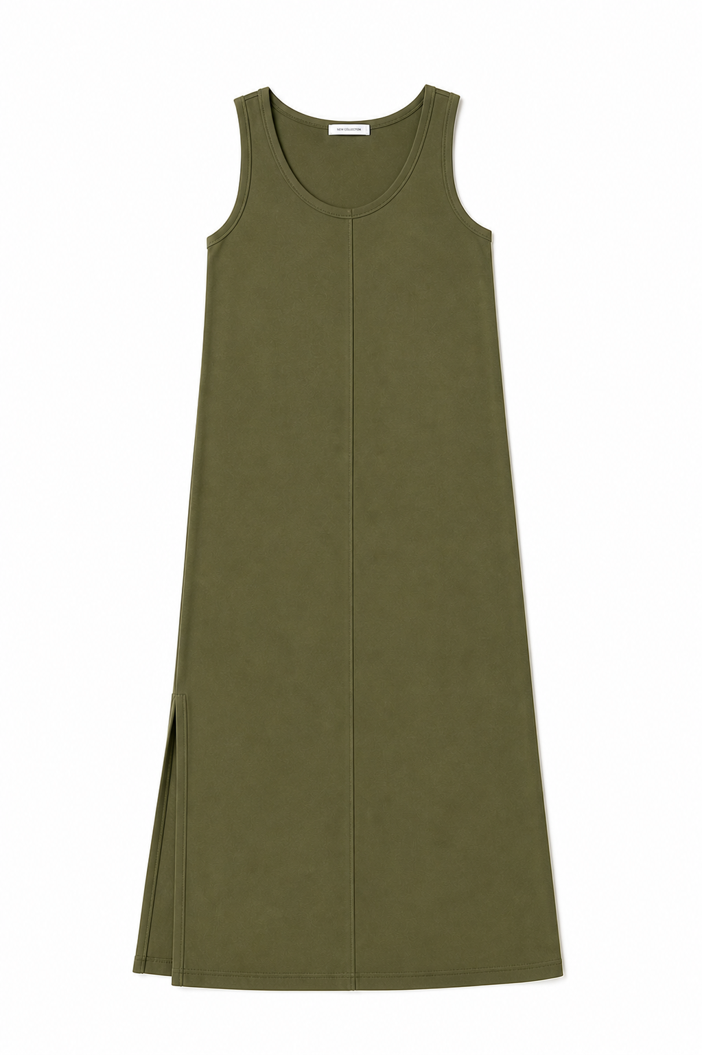 Olive Easy Travel Basic Midi Dress