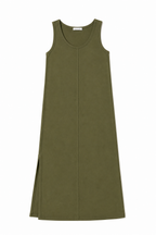 Olive Easy Travel Basic Midi Dress