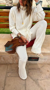 Ivory City Middle Line Ribbed Set