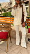 Ivory City Middle Line Ribbed Set
